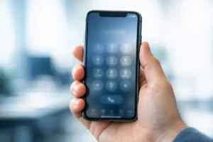 קביעת תור לתאוריה בטלפון - סמארטפון עם חייגן